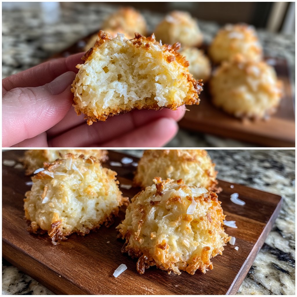 Sour Cream and Coconut Cookies