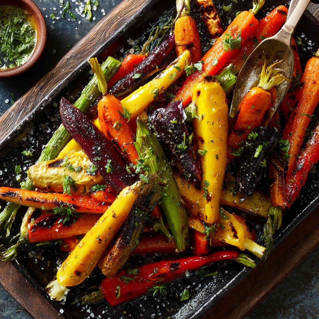 Healthy Lemon Herb Grilled Veggies