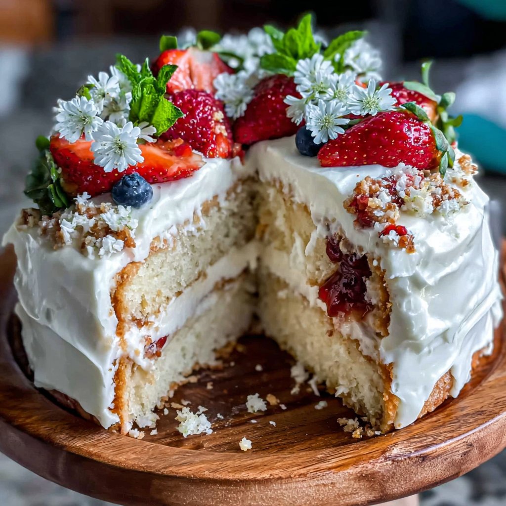 Classic Vanilla Graduation Cake