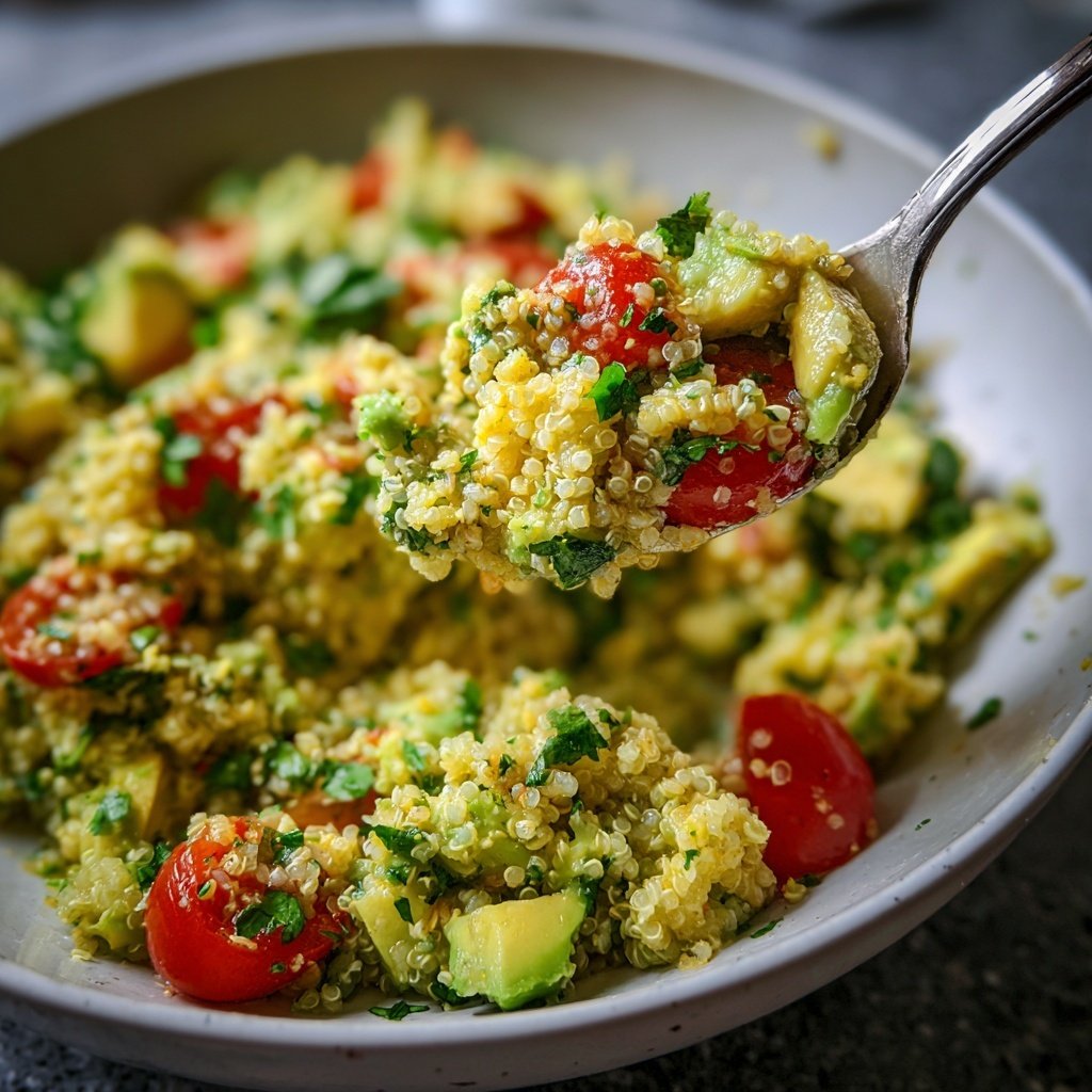 Healthy Avocado Quinoa Salad