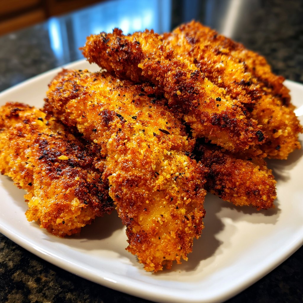 Oven-Baked Crispy Chicken Tenders